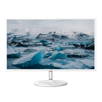 aoc32英寸ips75hz白色液晶显示器