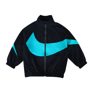 2026春款亲子装一家三口炸街休闲外套母子装运动夹克学院风上衣潮