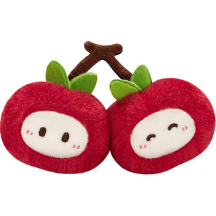 桃源深处有人家 磁吸毛绒水果团子盲盒可爱萌粒摆件居家装饰礼物