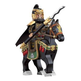 迪库积木三国小侠珍藏版张飞乌云踏雪隐藏款英雄武将坐骑男孩礼物