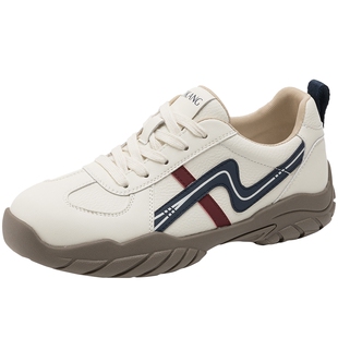 奥康 女鞋2026春季新款德训阿甘T字鞋头百搭休闲鞋休闲鞋门店发货