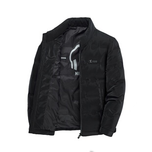 恒源祥白鸭绒羽绒服男冬季2026新款男士红色立领加厚保暖防风外套