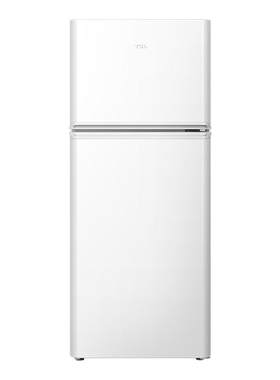TCL116L双门迷你白色租房小冰箱