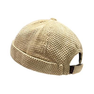 瓜皮帽嘻哈无檐英伦复古春秋