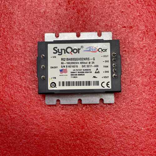 【询价】SYNQOR电源模块RQ1B480GV02NRS-G适用
