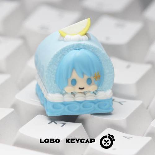 魔法少女小圆！蛋糕卷主题系列鹿目圆晓美焰个性树脂艺术键帽