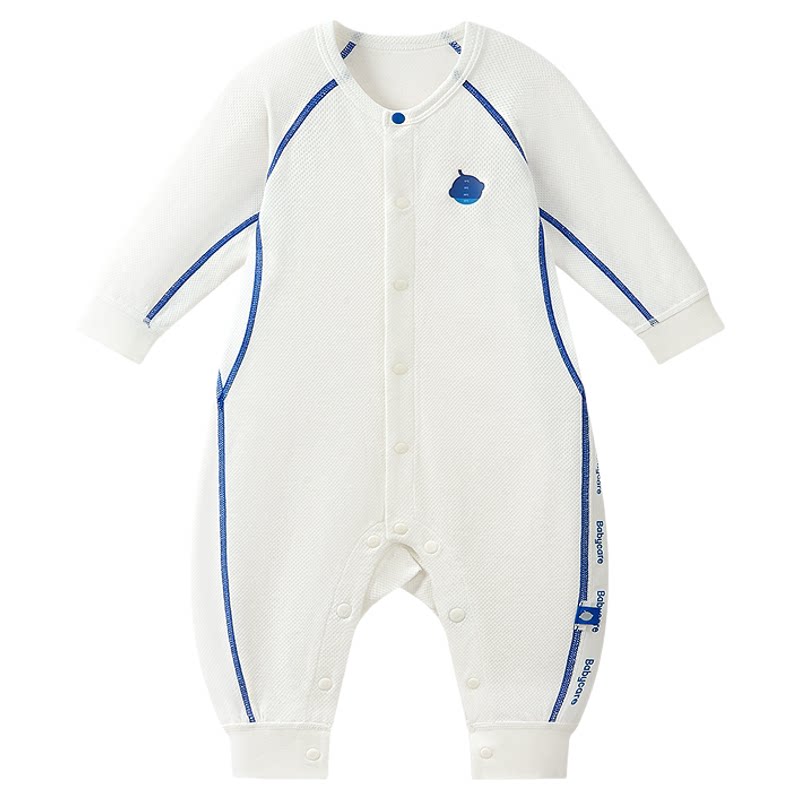 Babycare婴儿衣服宝宝新生儿衣服连体衣小柔风包屁衣爬服智能温感