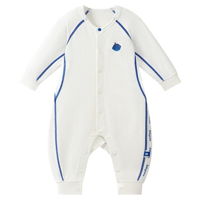 Babycare婴儿衣服宝宝新生儿衣服连体衣小柔风包屁衣爬服智能温感