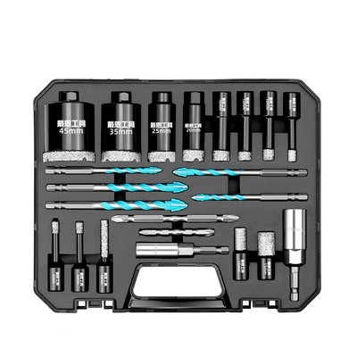 【干打不加水】角磨机开孔器套装