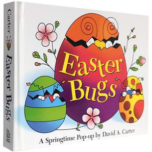 送音频 英文原版 复活节立体书 Easter Bugs: A Springtime Pop-up 节庆绘本 入门启蒙 手眼协调 儿童读物