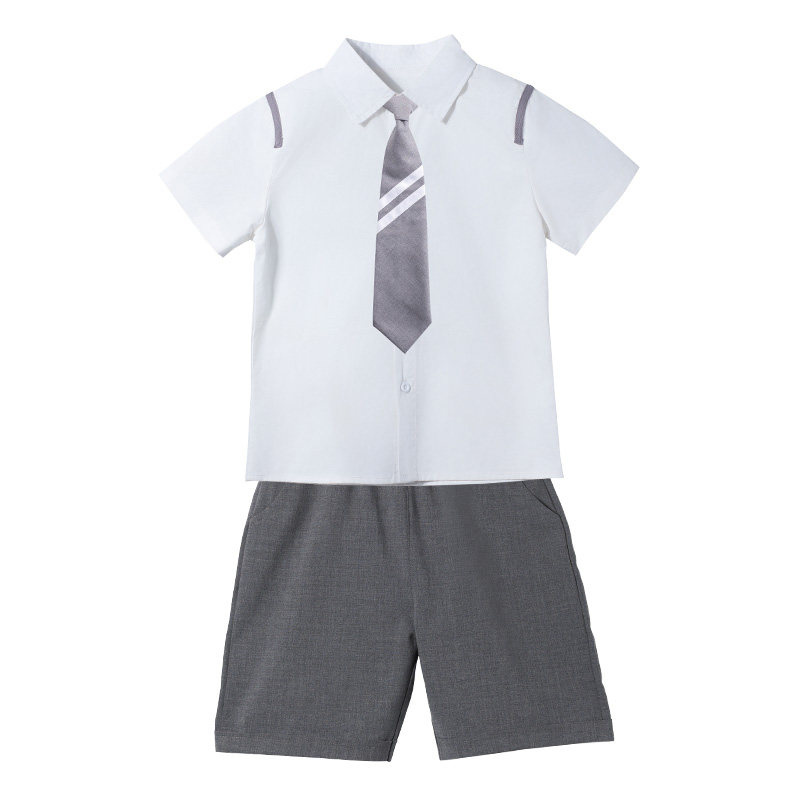 夏季学院风纯棉毕业照合唱演出服