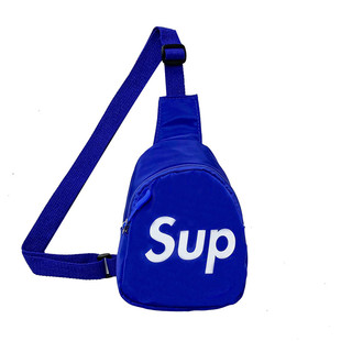 儿童胸包男童帅气韩版斜挎包休闲百搭女孩腰包宝宝时尚零钱单肩包