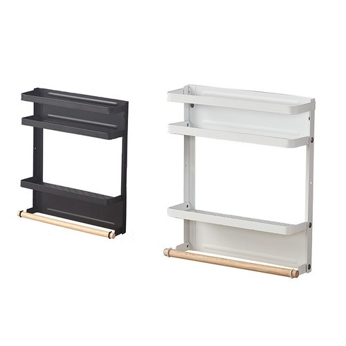 厂家直销日式收纳冰箱置物架家居用品收纳挂架纸巾架保鲜膜厨房