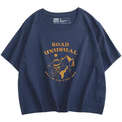 jktee短款t恤女显瘦版短袖