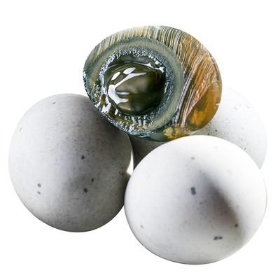 三客游溏心松花蛋皮蛋6枚个头大