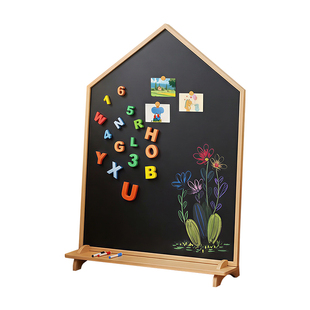 家用儿童画板磁性写字板涂鸦小黑板支架式白板双面宝宝绘画玩具