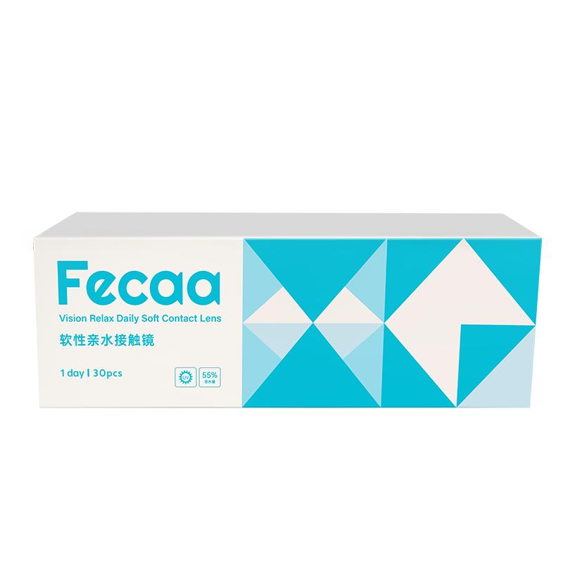 Fecaa菲可隐形眼镜日抛30近视隐形眼镜