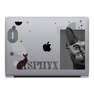 无毛猫个性电脑壳macpro/M1 13寸电脑壳air13保护壳M2Mac15/16寸