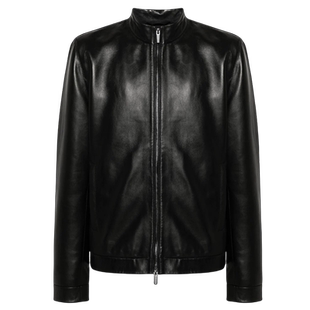 Calvin Klein CK 卡尔文克雷恩 男士真皮夹克外套皮衣 K10K113481