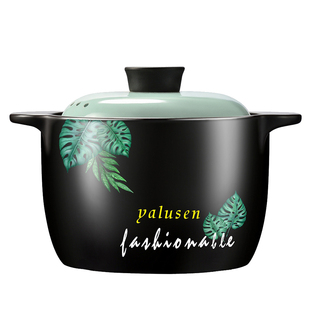 砂锅炖锅家用耐高温养生煲汤锅明火燃气韩式陶土锂辉石沙锅粥陶瓷