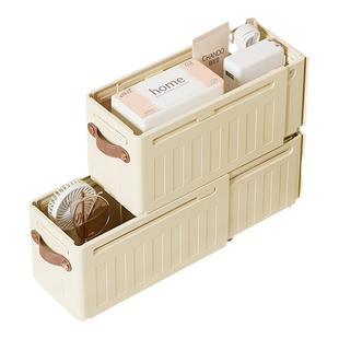 伸缩收纳盒床头置物架宿舍上铺抽拉储物盒全包床帘收纳好物神器