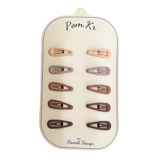 10个装~韩国ins儿童发夹新款bb夹可爱水滴款刘海边夹卡碎发女孩