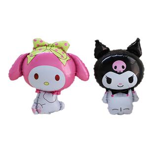 生日场景布置装饰女孩气球挂布美乐蒂三丽鸥主题派对氛围拍照道具