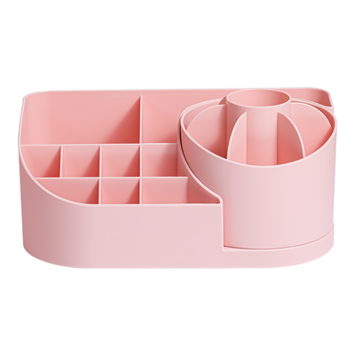 二合一旋转笔筒小学生桌面收纳盒