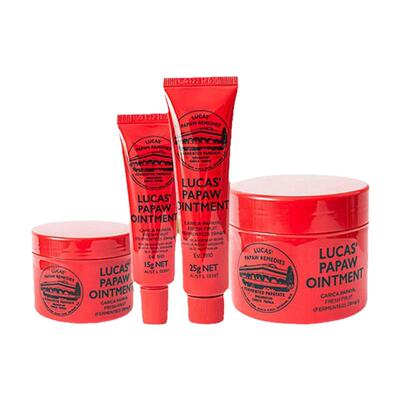 澳洲Lucas卢卡斯多效木瓜膏万能婴儿护臀膏保湿滋润唇膏男女止痒