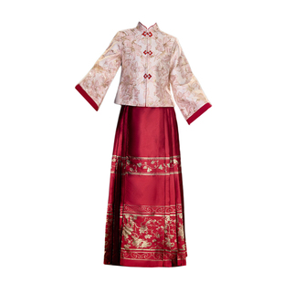 新中式敬酒服新娘2025新款长袖高端晚礼服裙红色订婚连衣裙秋冬季