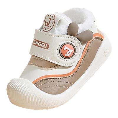 婧麒宝宝学步鞋秋冬款加绒加厚