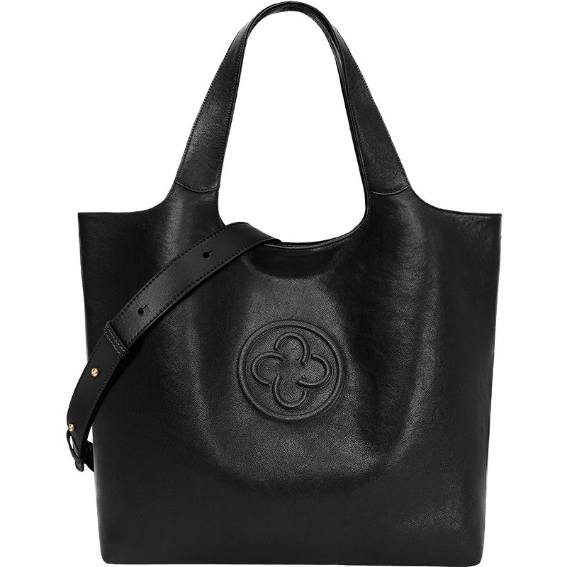 CASSILE卡思乐托特包2025新款植鞣头层羊皮包包女通勤单肩水桶包