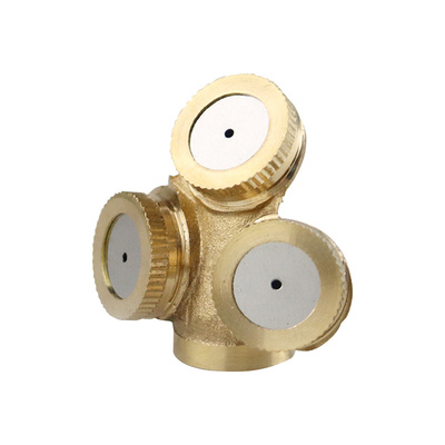 全铜农用喷头果蔬打药农田灌溉工地除尘雾化降温洒水喷雾器加湿头