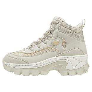 斯凯奇复古高帮蜜糕鞋加绒甜酷潮流暖春保护脚踝温暖增高舒适轻便