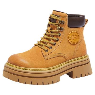 骆驼马丁靴2025新款时尚潮流短靴子英伦风爆款女鞋工装大黄靴