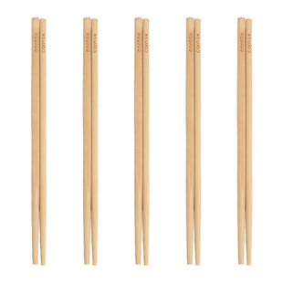 玉米筷子家用新款一人一碳化长筷无漆无蜡防滑耐高温天然竹木筷子