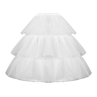 咿哟咪原创正品lolita裙撑暴力鱼骨软纱可调节蓬蓬裙内衬裙婚纱裙