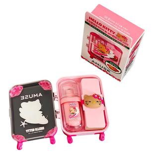 韩国Amuse限定黑皮hello Kitty联名唇颊两用露水镜面水光唇釉腮红