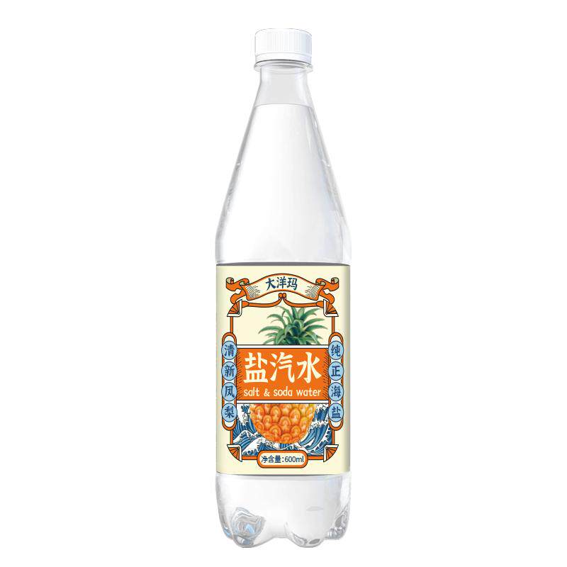 大洋玛盐汽水凤梨味24瓶600ML