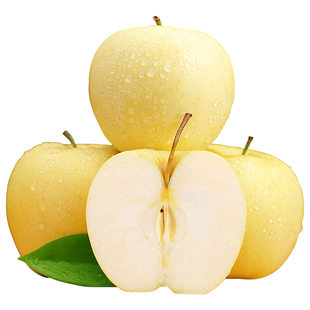 正宗烟台黄元帅苹果10斤新鲜水果当季粉面刮泥黄苹果香蕉苹果包邮