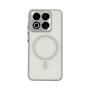 适用魅族22瓦楞冰雾磁吸手机壳MEIZU 21Pro磨砂肤感散热PC保护壳20高级感简约男女款
