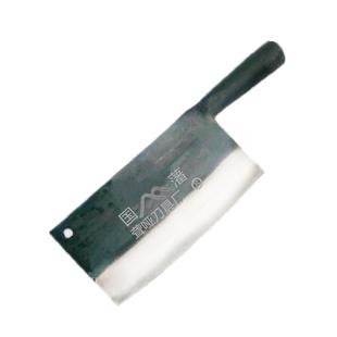 国藩聋哑炮弹钢手工锻打家用厨师超薄锋利易磨切肉切片老式铁菜刀