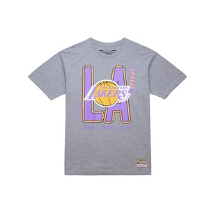 mitchell&ness短袖T恤公牛独行侠勇士湖人76人上衣男MN新年衣服