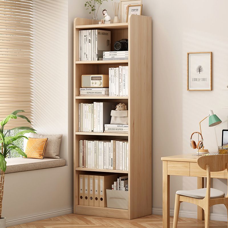 书架落地家用桌上置物架客厅收纳架松木小柜子储物柜窄柜儿童实木