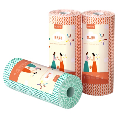 一次性懒人抹布加大加厚干湿两用洗碗布不沾油厨房专用纸巾洗碗巾