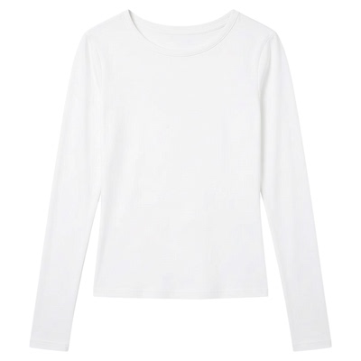 Casual solid color slim fit pullover T-shirt休闲纯色修身T恤