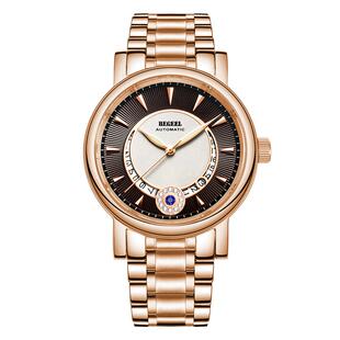 宾爵蓝宝石男表全自动机械表防水夜光腕表高级小众时尚手表送男友