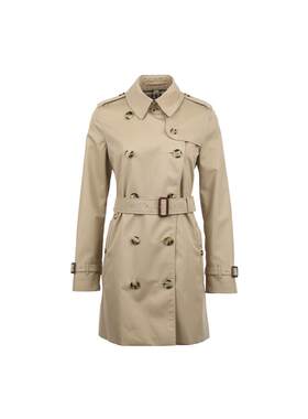 【自营】BURBERRY/博柏利女士SS26肯辛顿翻领双排扣风衣版型外套