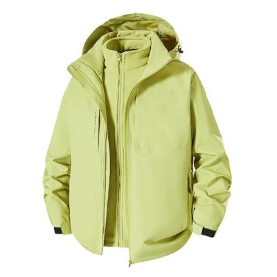 TALUKOO/拓路客【户外冲锋】秋冬外套三合一时尚抓绒内胆防风夹克