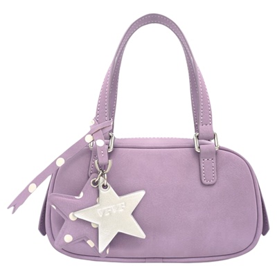 VFVF紫色手提波士顿包